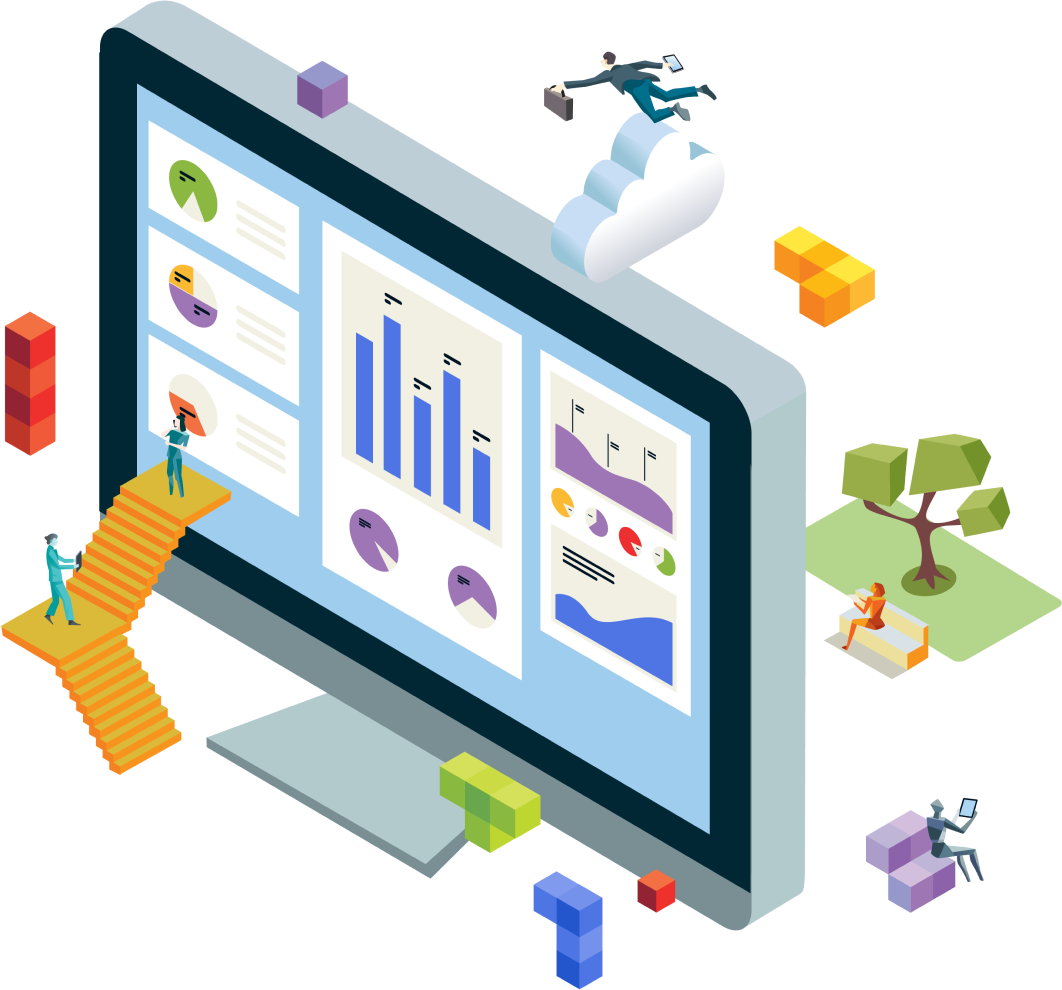 Unified data and analytics platform graphic