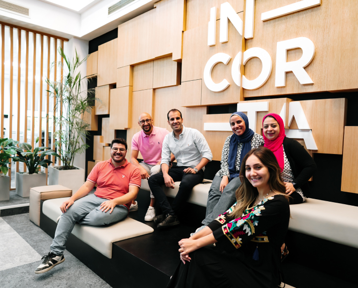 Incorta team at the office