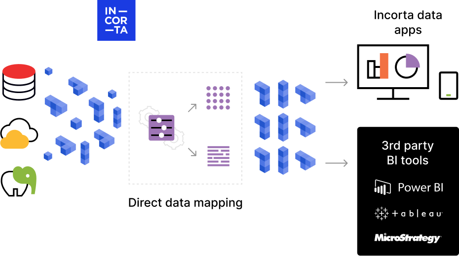 Agile data engineering direct data mapping