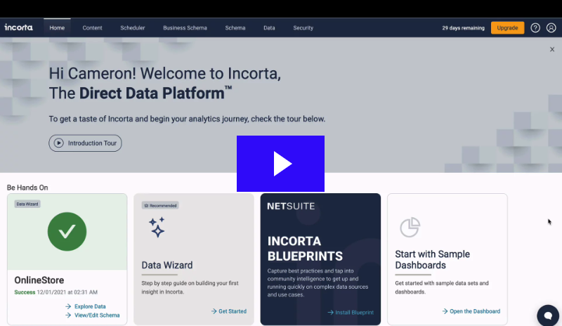 Getting started with Incorta