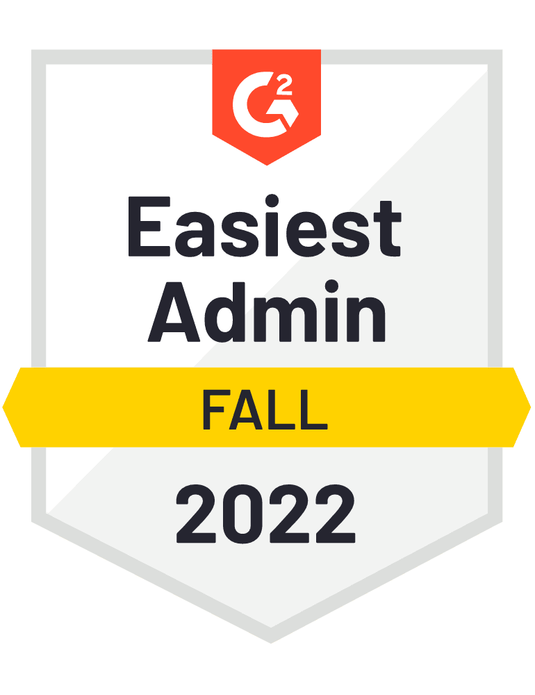 G2 easiest admin fall 2022